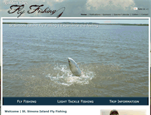 Tablet Screenshot of goldenislesflyfishing.com